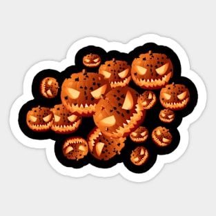 Pumpkin Halloween it's coming Sticker